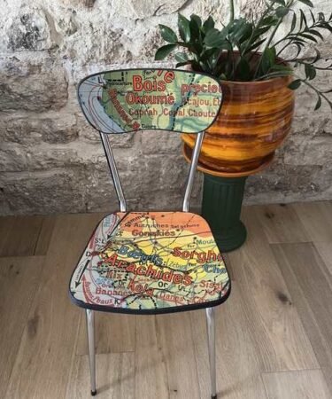 mobilier recyclé Marseille chaise vintage