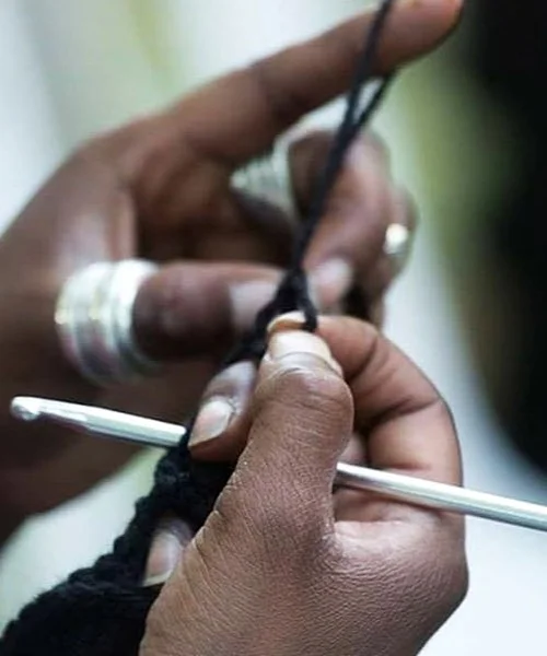 vetements au crochet faits main